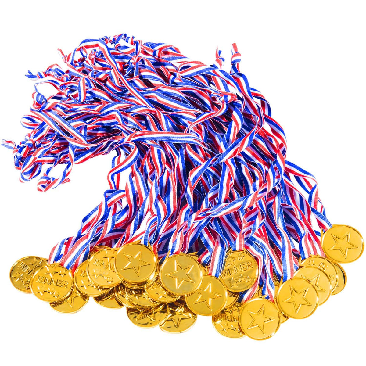 KISEER gold winner medal bulk 40 for awards and celebrations.