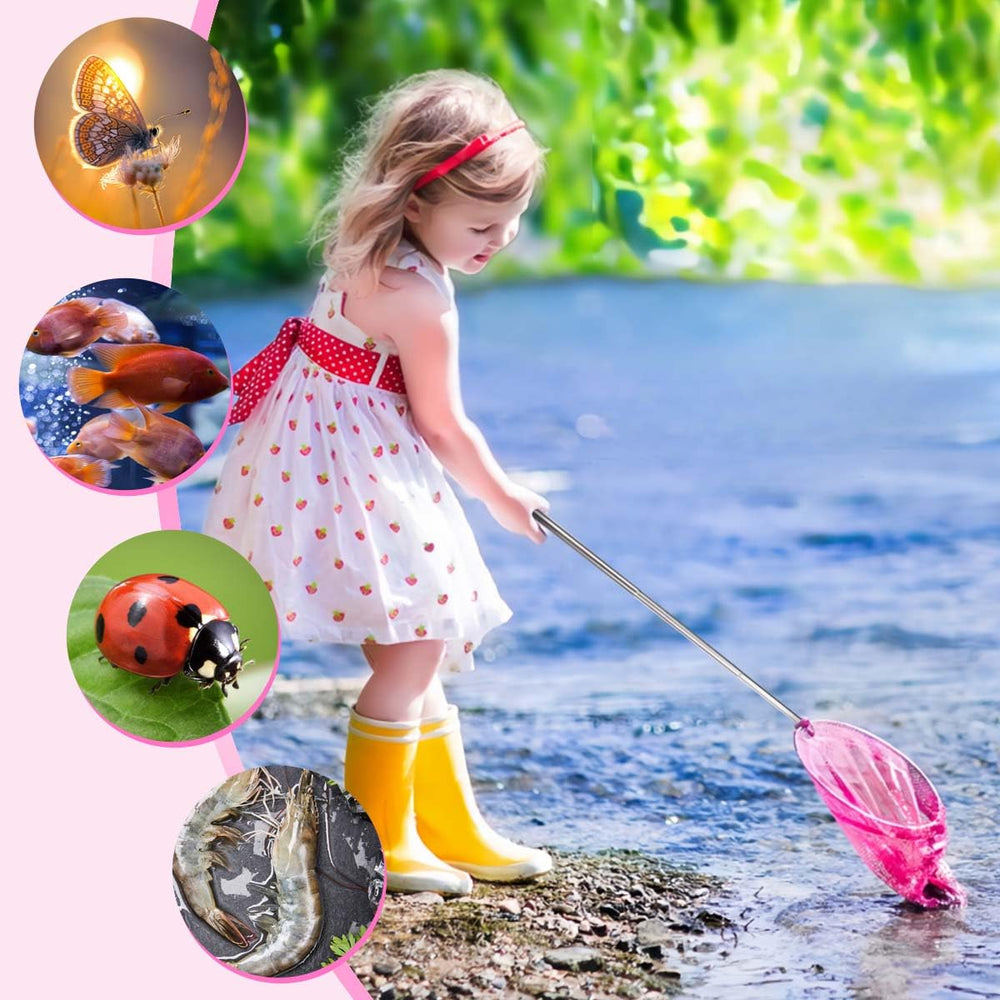 Durable stainless steel frame and soft net for long-lasting play