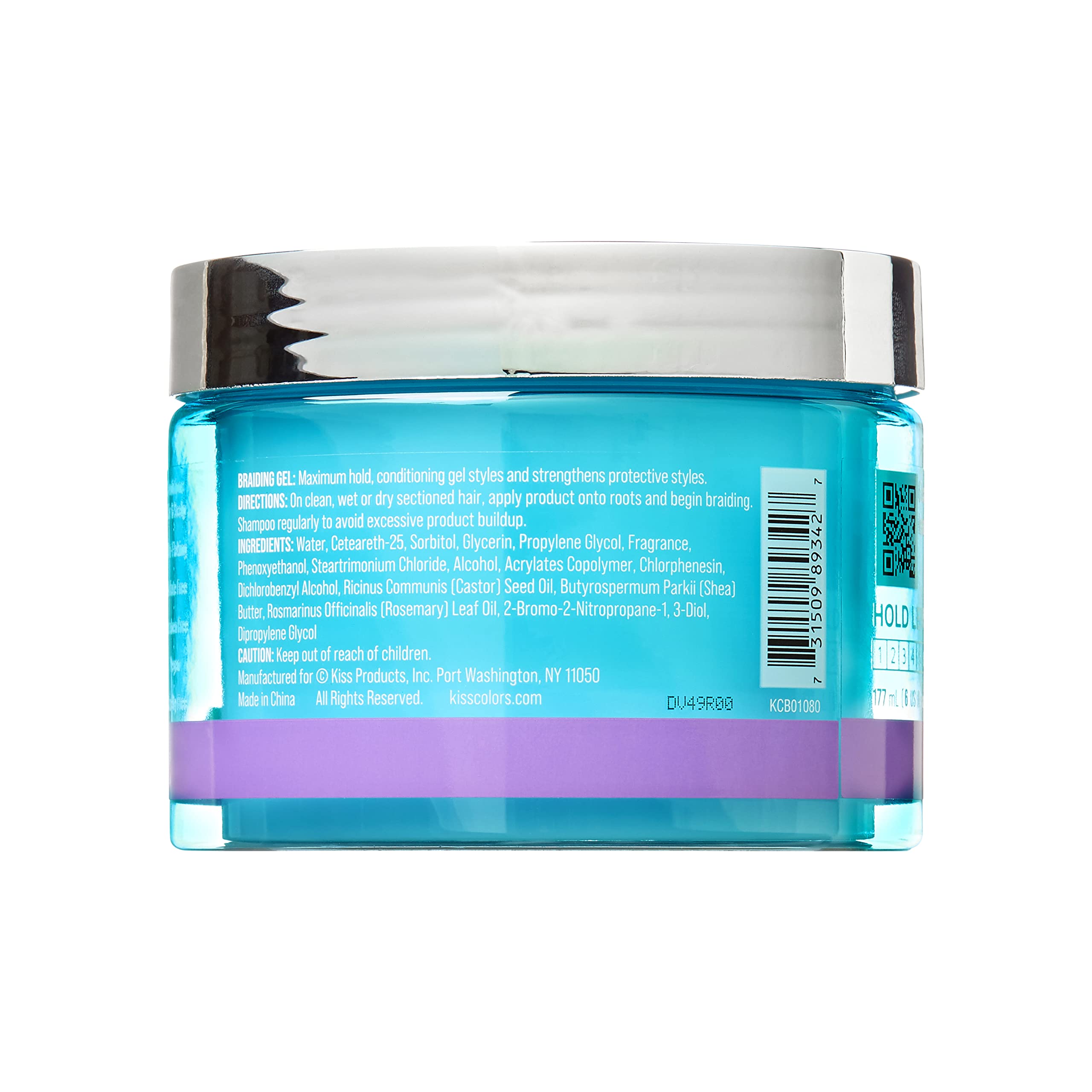 KISS Colors & Care Maximum Hold adds lasting shine and moisture.