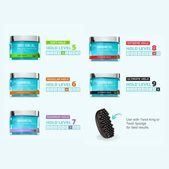 KISS Colors & Care Maximum Hold Braid Gel protects protective styles with strength.