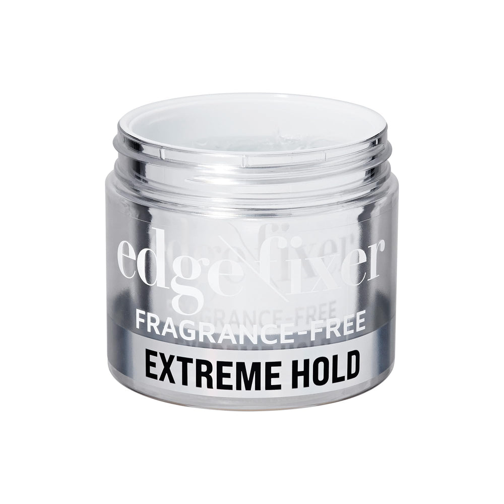 KISS Colors & Care Edge Fixer Baby hairs neatly laid with lasting hold.