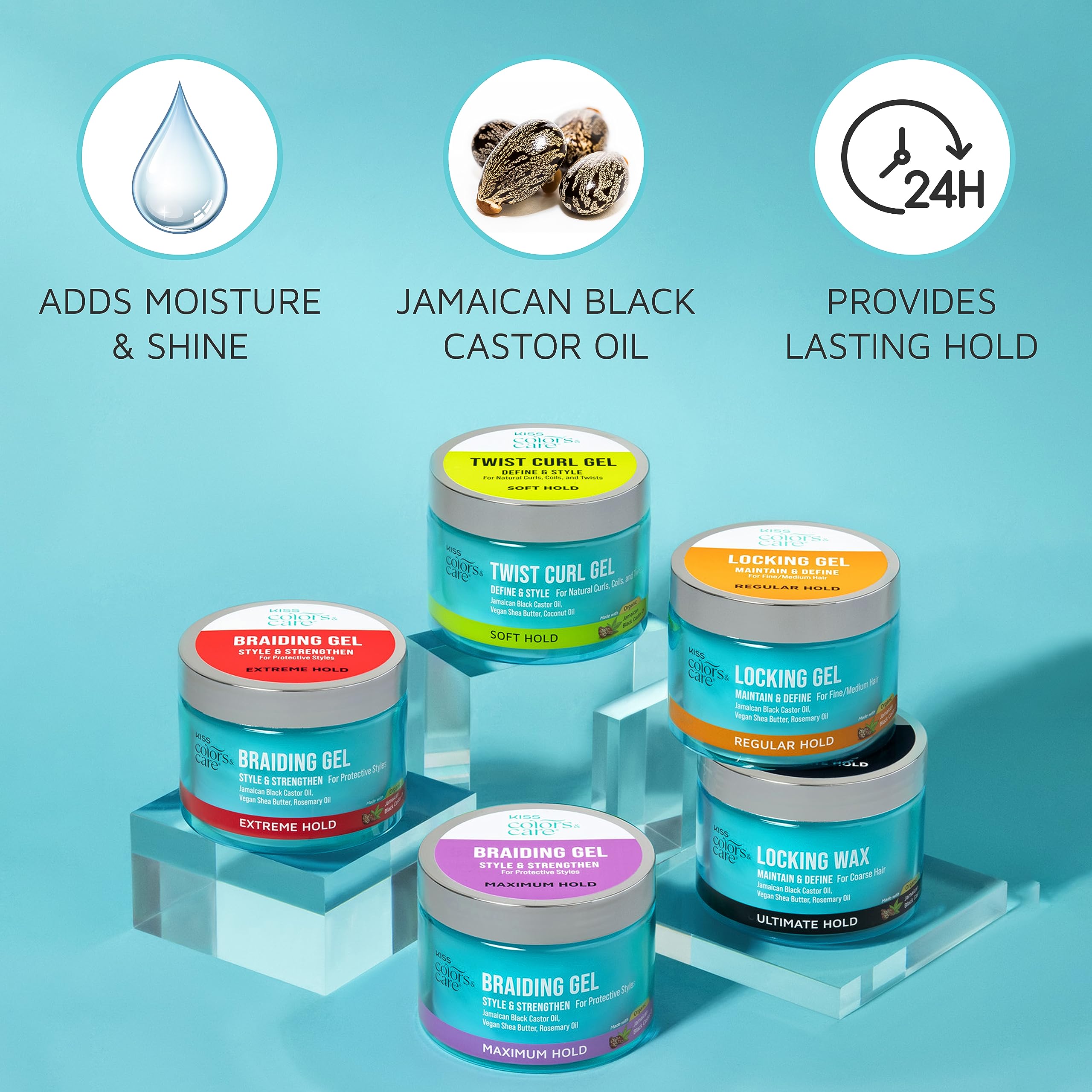 Soothing scalp hydration demonstrated with gel on roots.