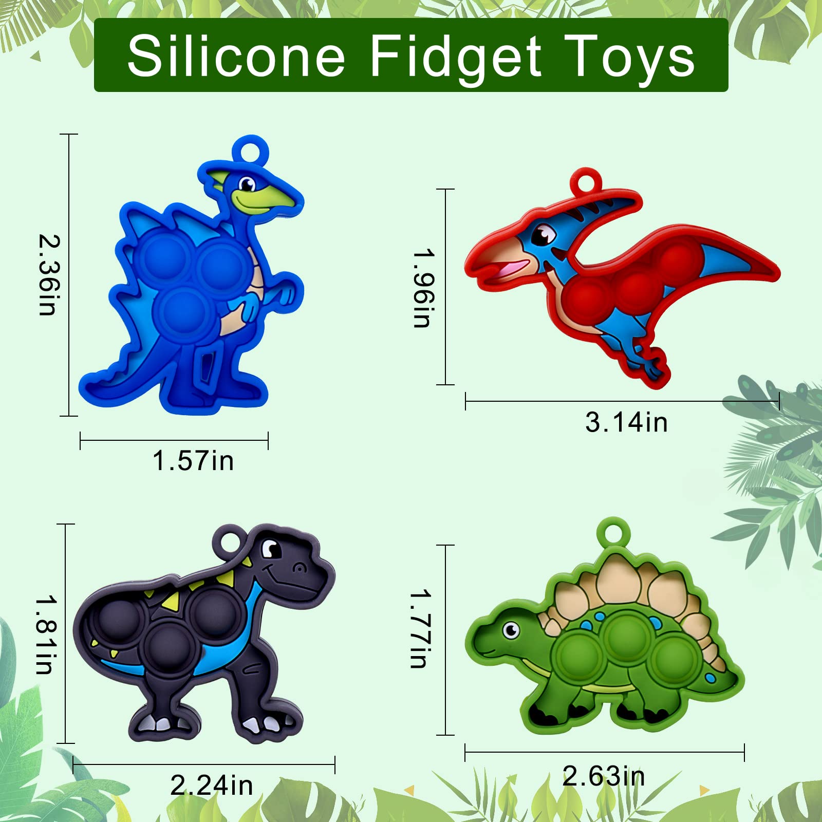 Kiss Monkey dinosaur mini pop keychain dynamic poses spark imaginative play.