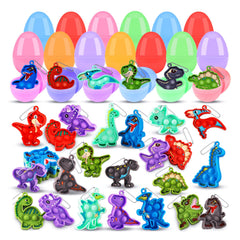 Kiss Monkey Easter egg featuring a dinosaur pop toy for engaging hunts