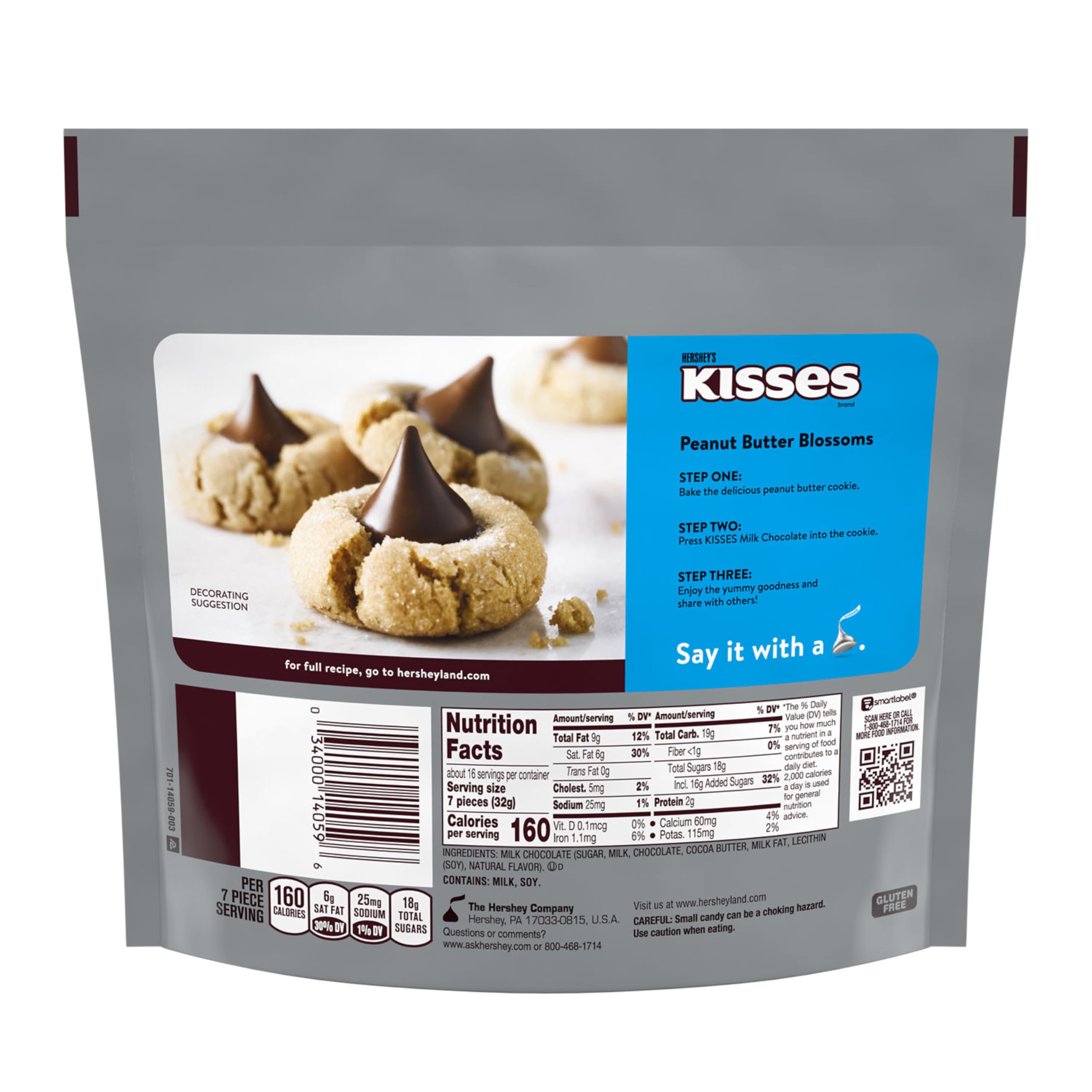 Kisses milk chocolate wraps closeup showing foil wrappers, ideal for on-the-go sweetness.