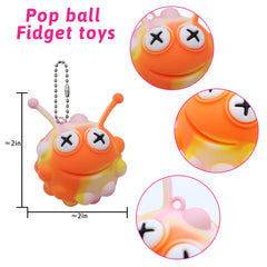 KissFree 3D animal pop ball silicone is durable and kid-friendly fidget play.