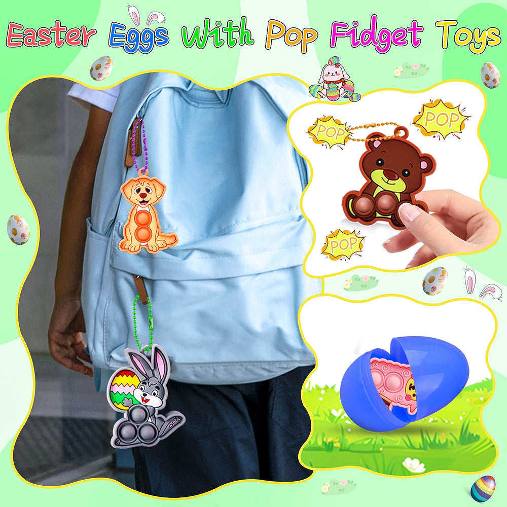 KissFree Easter eggs create a lively hunt scene.