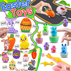 KissFree toy pack with different sized fillers for plastic eggs