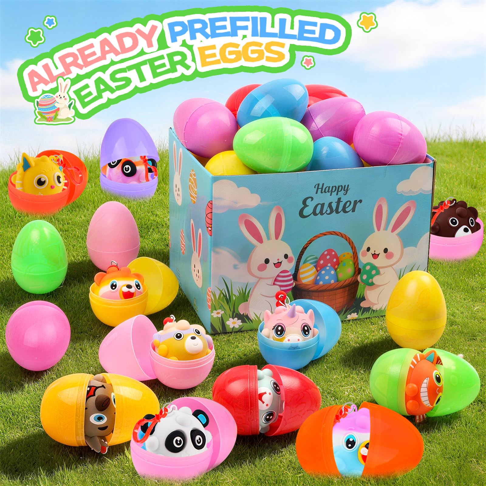 Bright KissFuture eggs featuring 3D animal pop balls toy