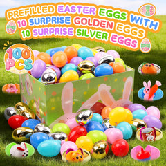 KissFuture Easter basket stuffer egg showing a surprise toy