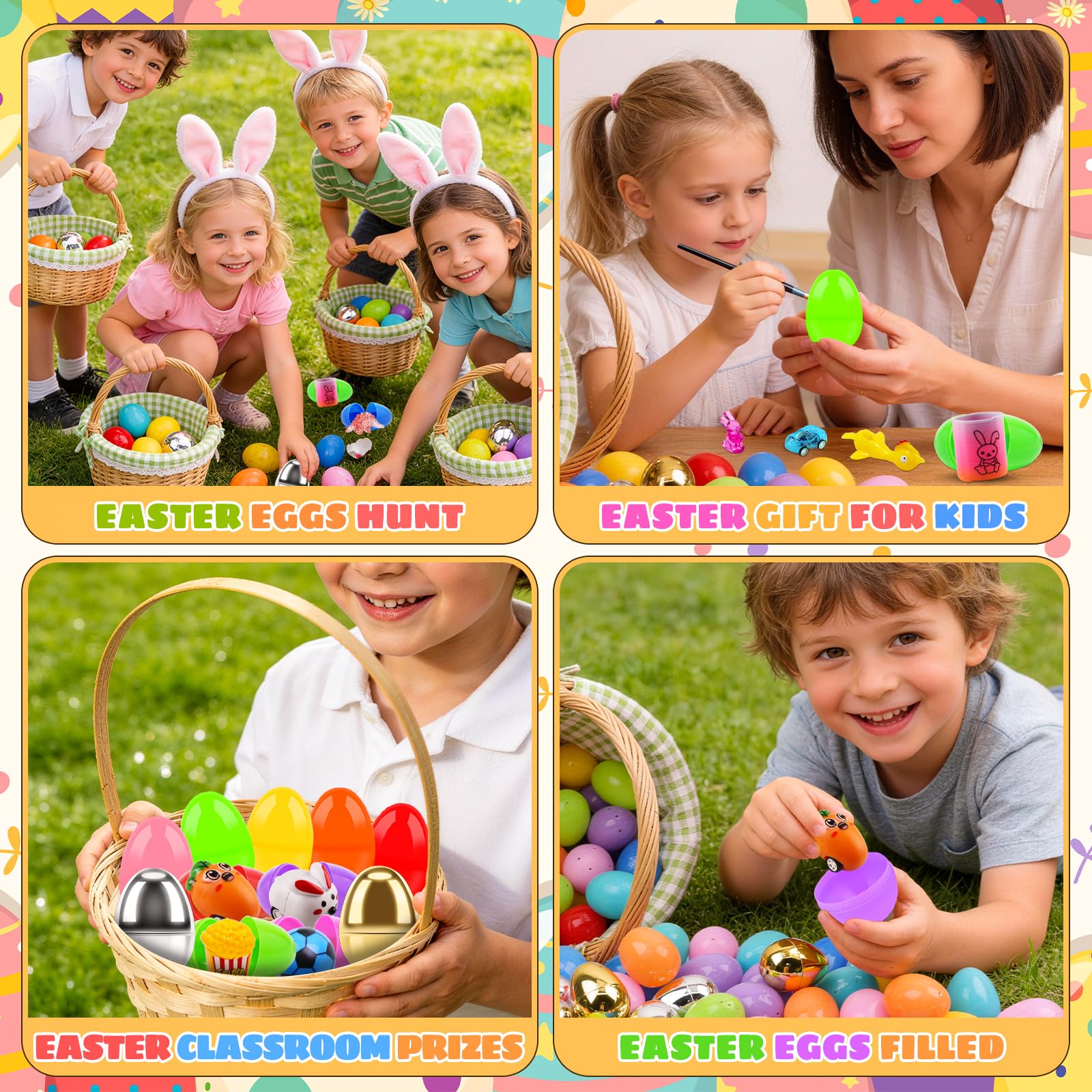 KissFuture classroom prize eggs with toys to reward participation.