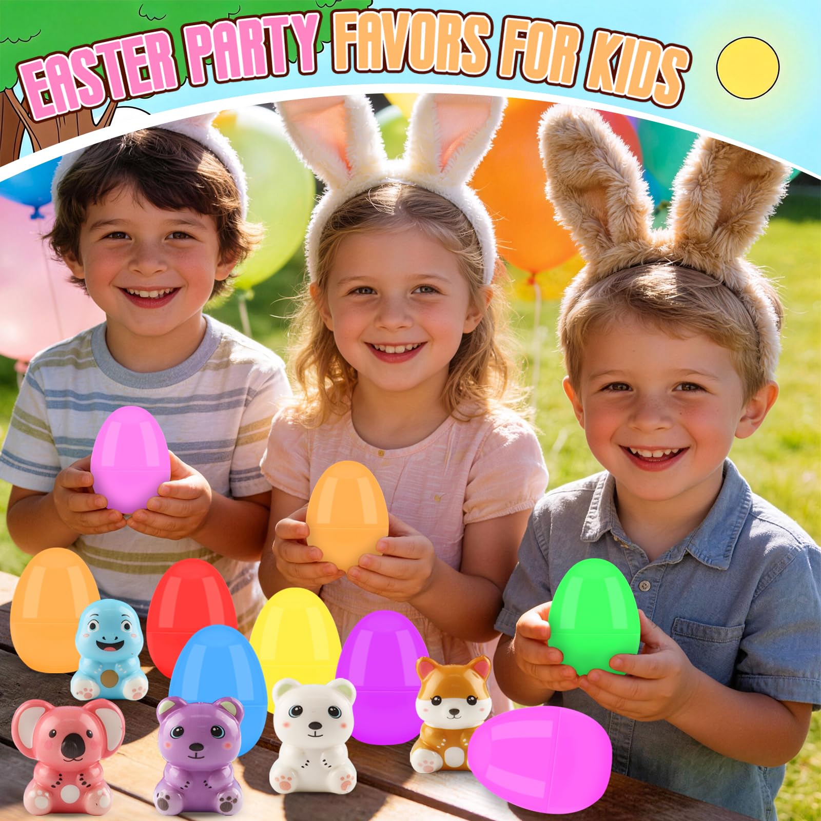 KissFuture Easter eggs ready to use as teacher gift or party prize