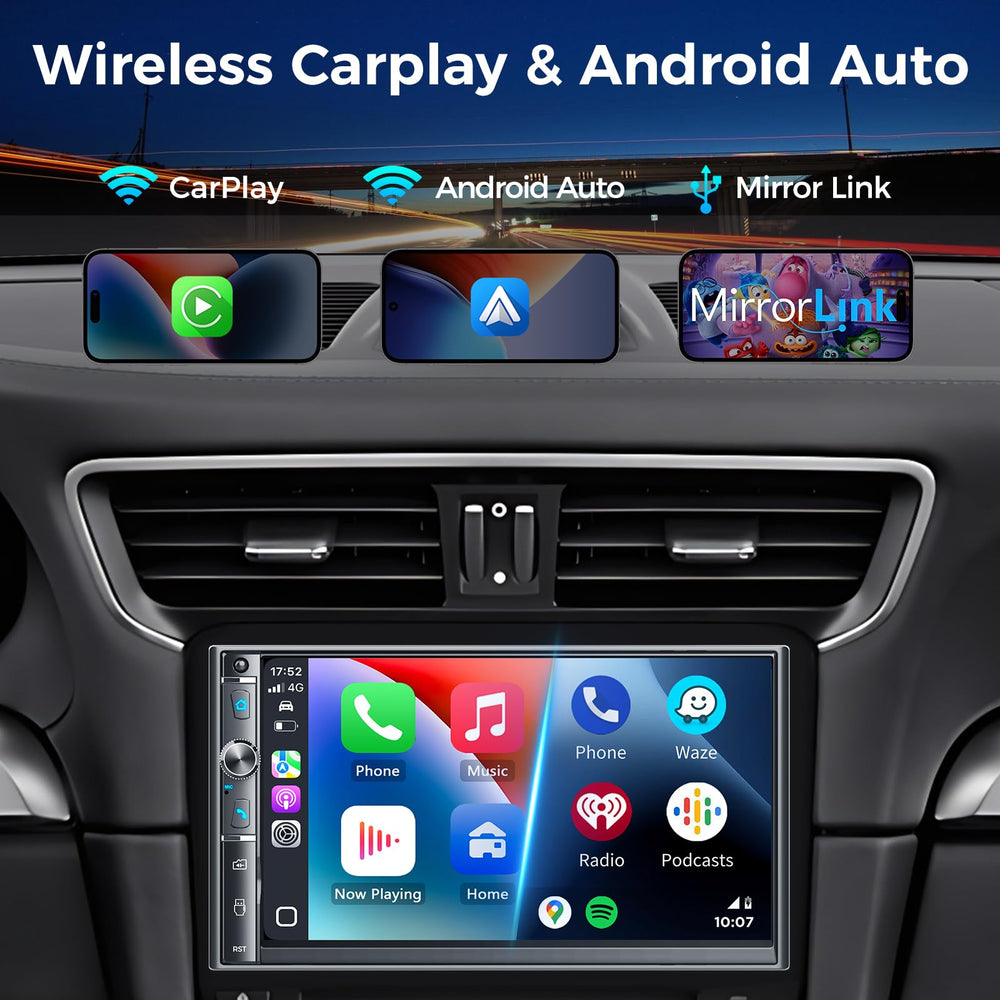 Kissound wireless Apple CarPlay for seamless iPhone integration while driving