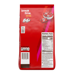 KIT KAT 29.8 oz party pack label close-up, highlighting bulk size.
