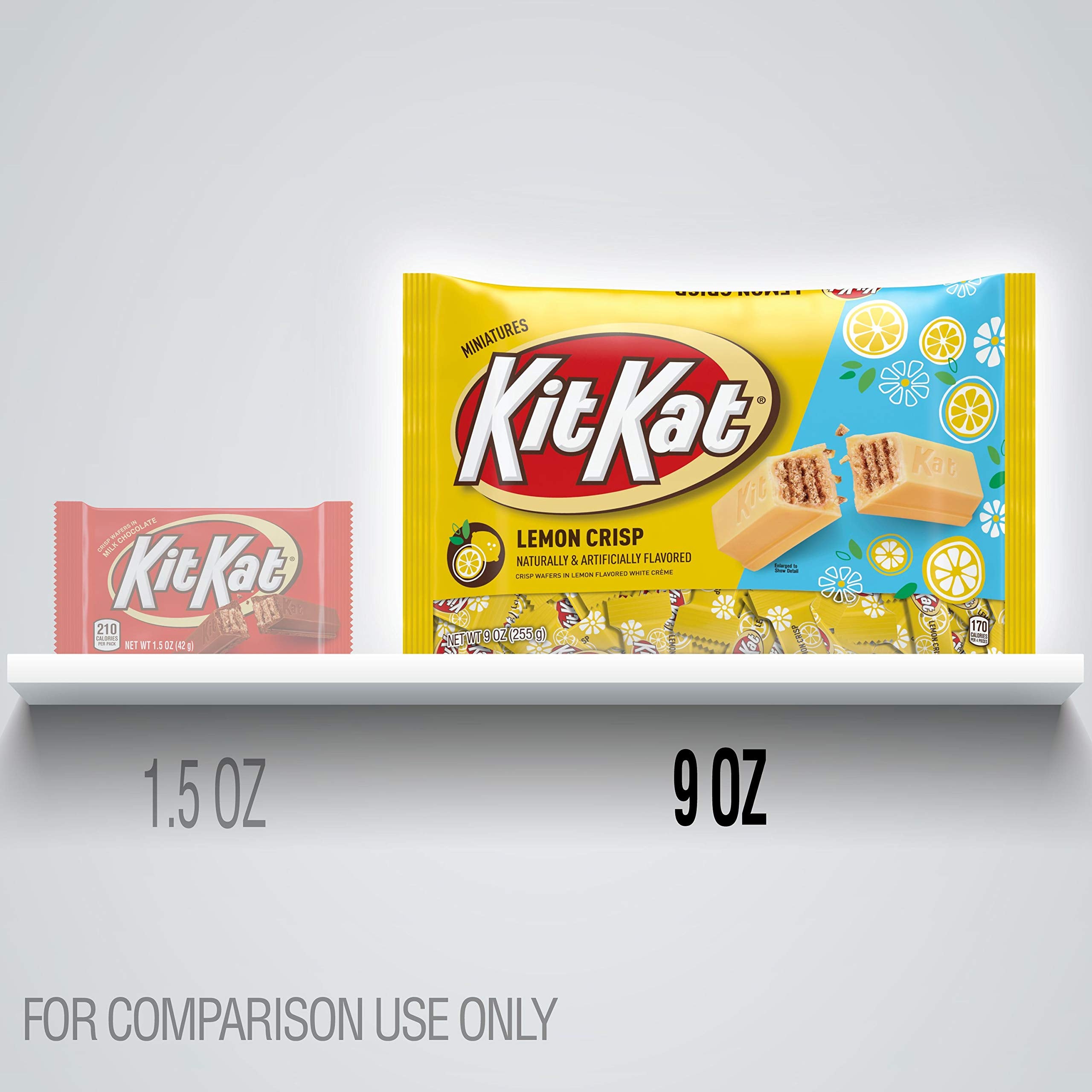 Gift-ready KIT KAT Lemon Creme Minis in festive packaging