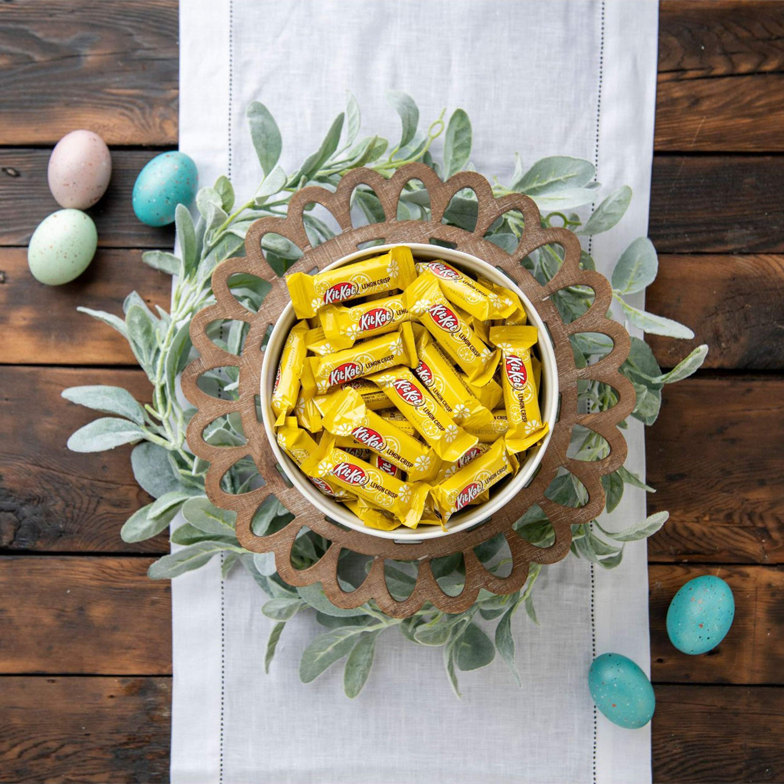 Kit Kat Lemon Creme Minis added to desserts for citrus flair