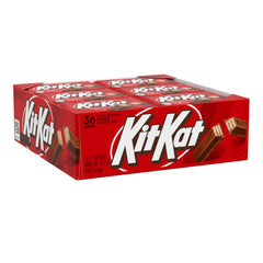 Kit Kat milk chocolate wafer bars bulk pack on display for retail