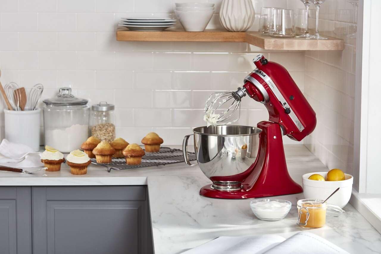 KitchenAid K45WW helps whip egg whites to volume and texture.