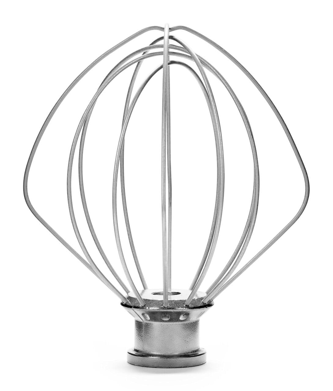KitchenAid K45WW wire whip in action creating airy whipped cream.