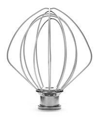 KitchenAid K45WW wire whip in action creating airy whipped cream.