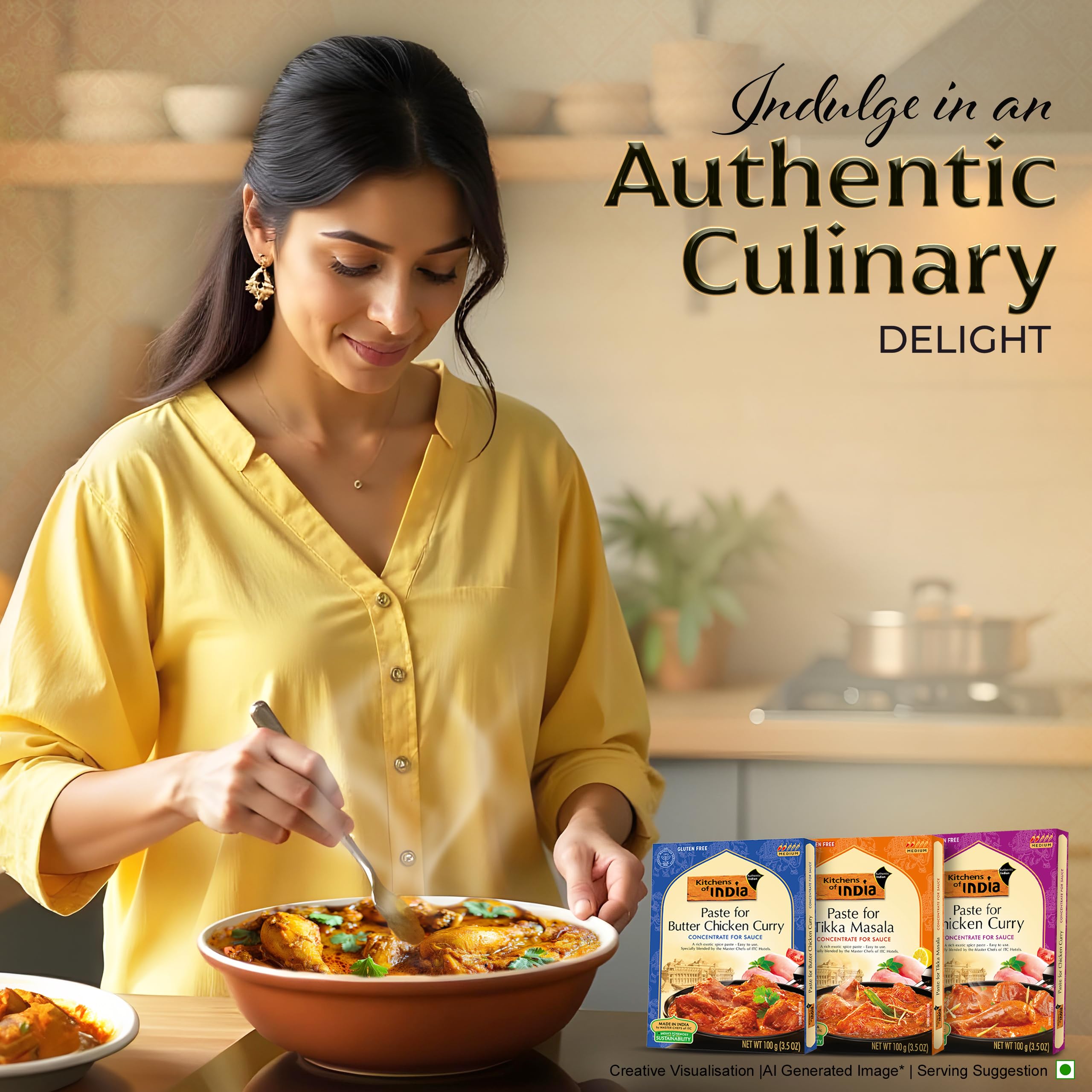Kitchens of India paneer friendly use with vegetables using the curry paste