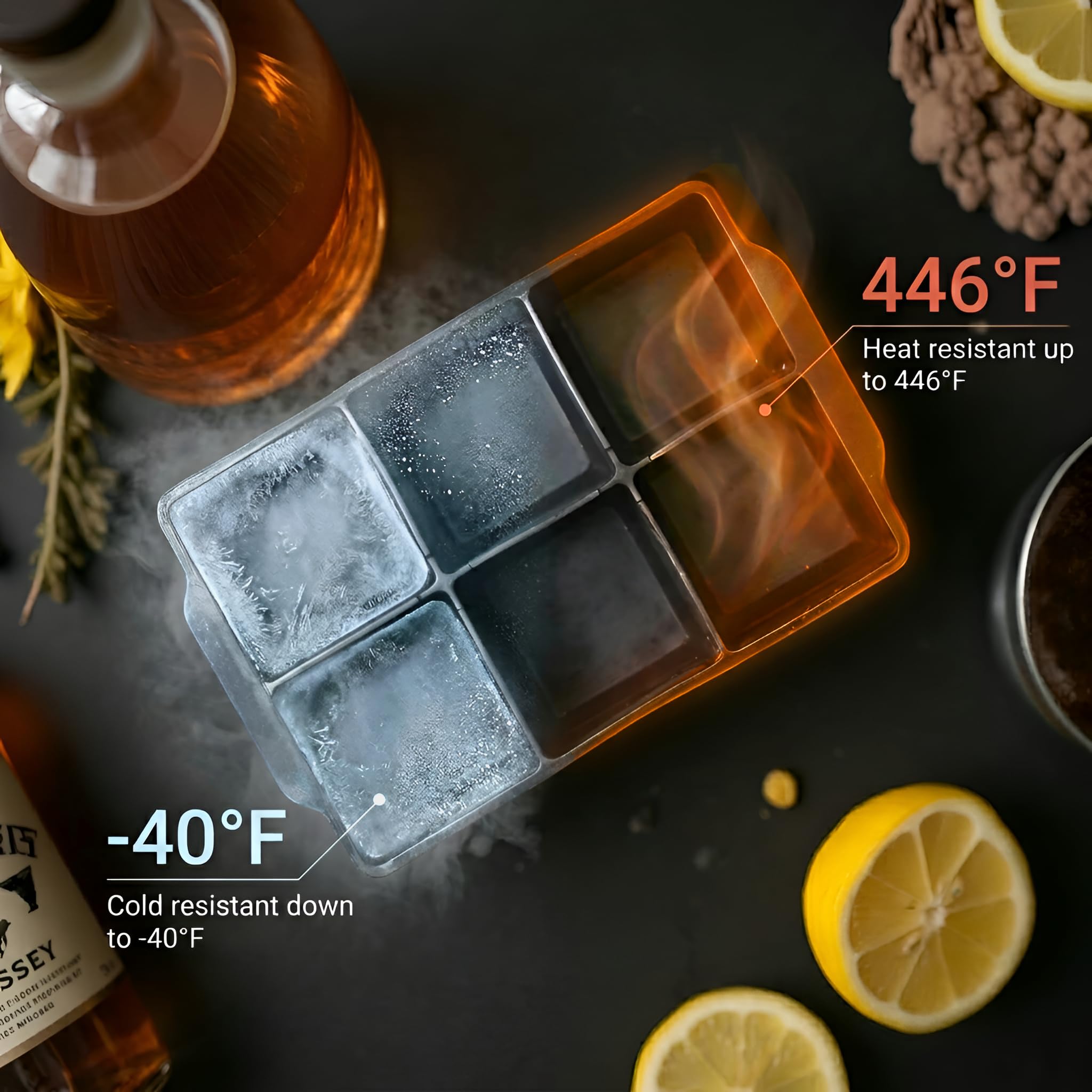 KitchFort freezer-safe molds for fruits, sauces, and baby portions.