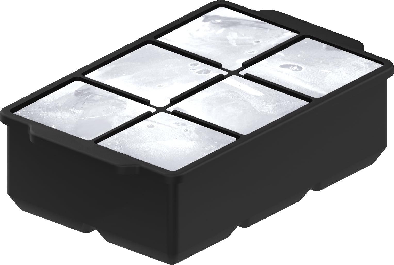 KitchFort stackable tray with lid keeps ice clean and freezer odors contained.