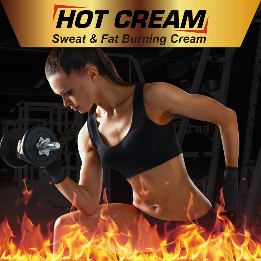 Kitnoblis hot sweat cream rich texture: lightweight formula absorbs quickly for daily use