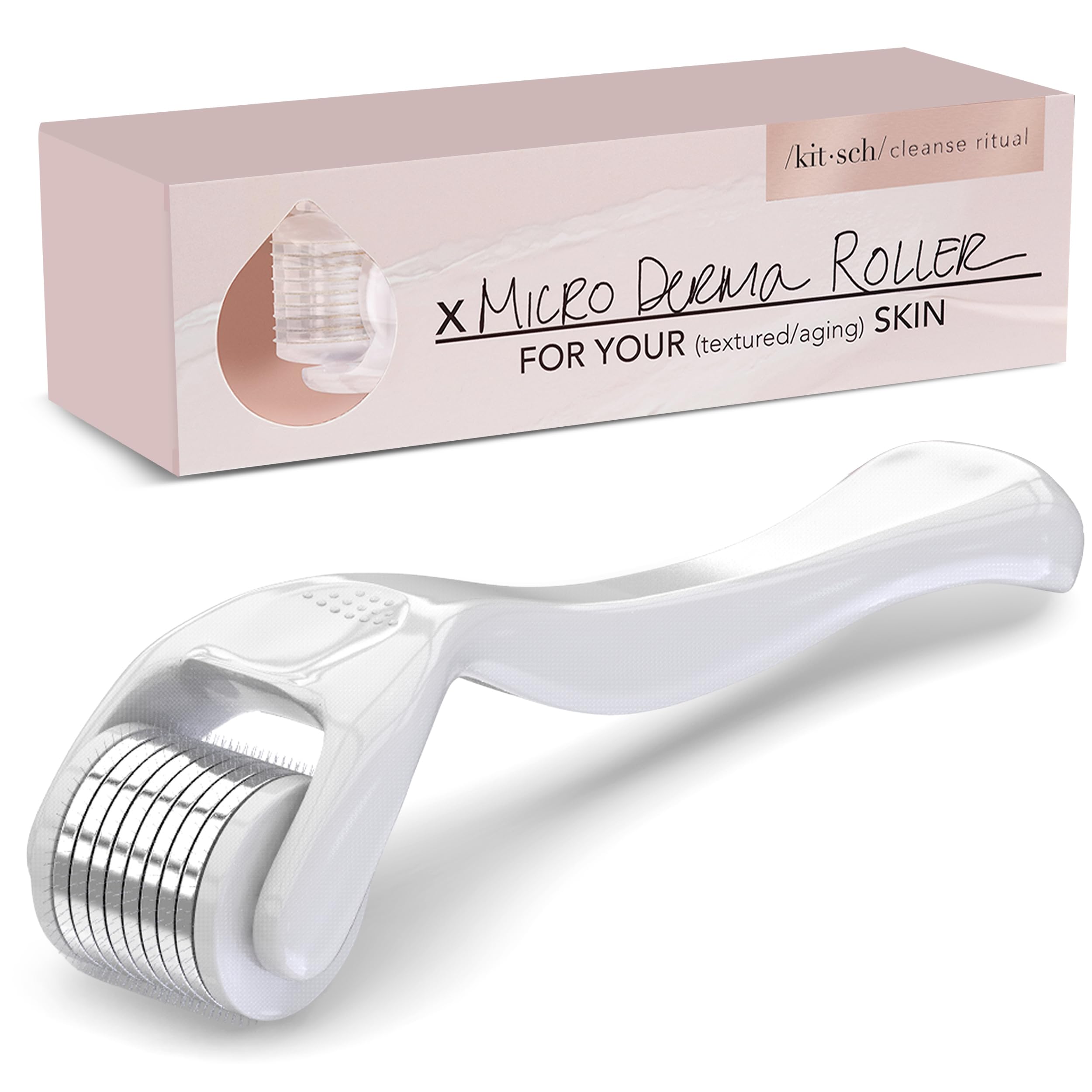 Kitsch Derma Roller with 540 microneedles for at-home exfoliation