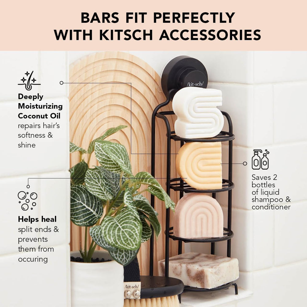 The set balances scalp and hair with clarifying and conditioning action.
