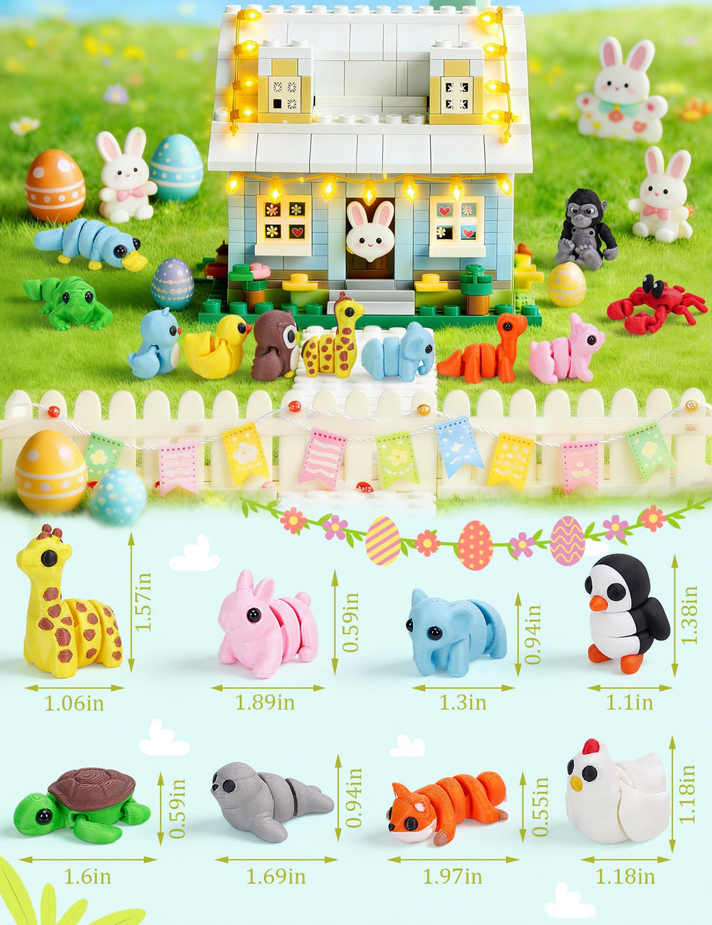 KittyCode travel-friendly mini animals kit fits pockets and backpacks.