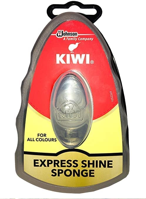 Kiwi Express Shoe Shine Sponge portable 0.2 oz for quick touch ups