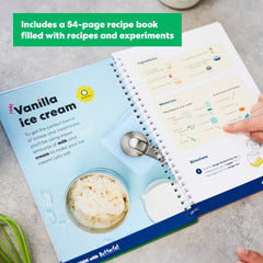 KiwiCo science of cooking ice-cream kit DIY recipes showcase customizable flavors