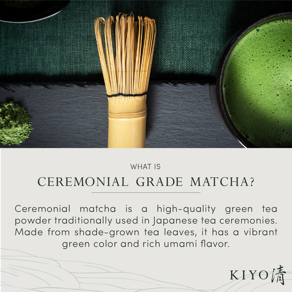 Kiyo Matcha Classic Grade beginner setup demonstrates easy daily preparation