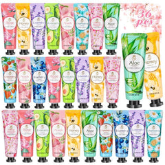 KIYTARBOO 36-pack hand cream set lemon bottle, quick moisture for on-the-go use