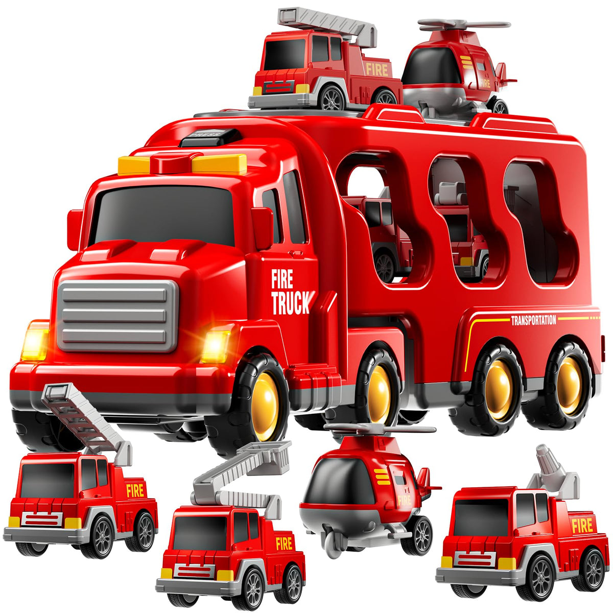 KIZONLY Fire Truck Carrier sparks imaginative play for toddlers