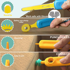 Kizzikids Flat connectors 180° expand surface areas for bigger builds.