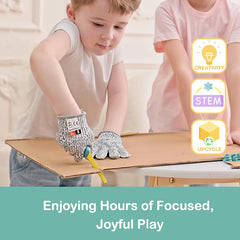 Kizzikids Right-angle connectors 90° boost sturdy 3D build possibilities.