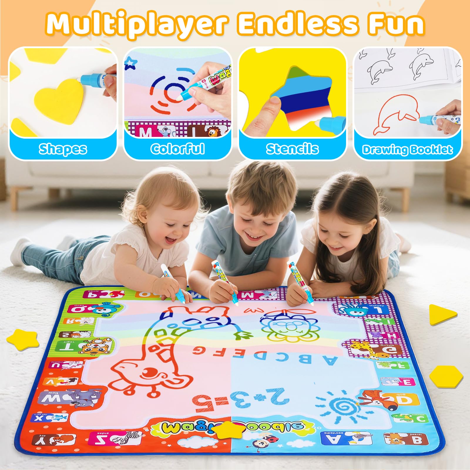 KIZZYEA pattern molds 10-piece to draw shapes and patterns
