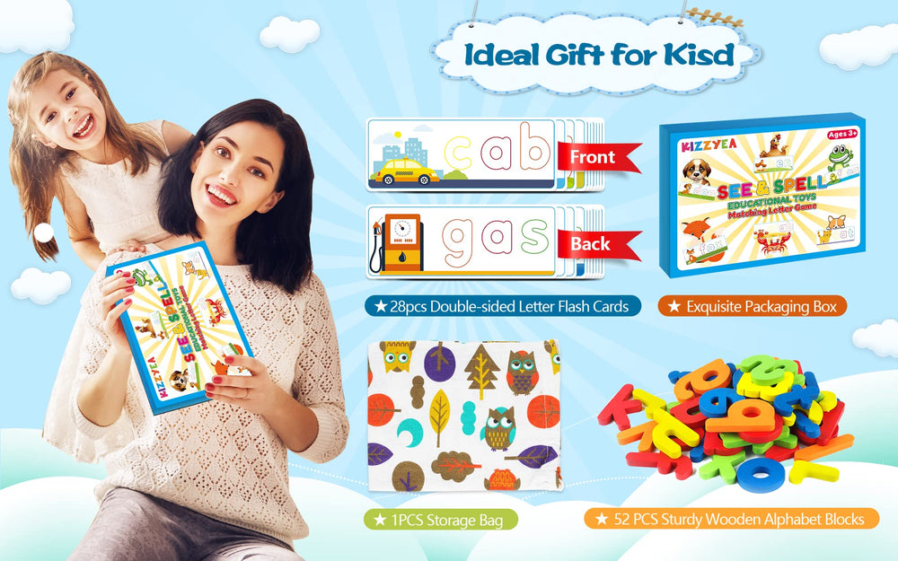 KIZZYEA gift-ready set suits holidays and birthdays for early learners