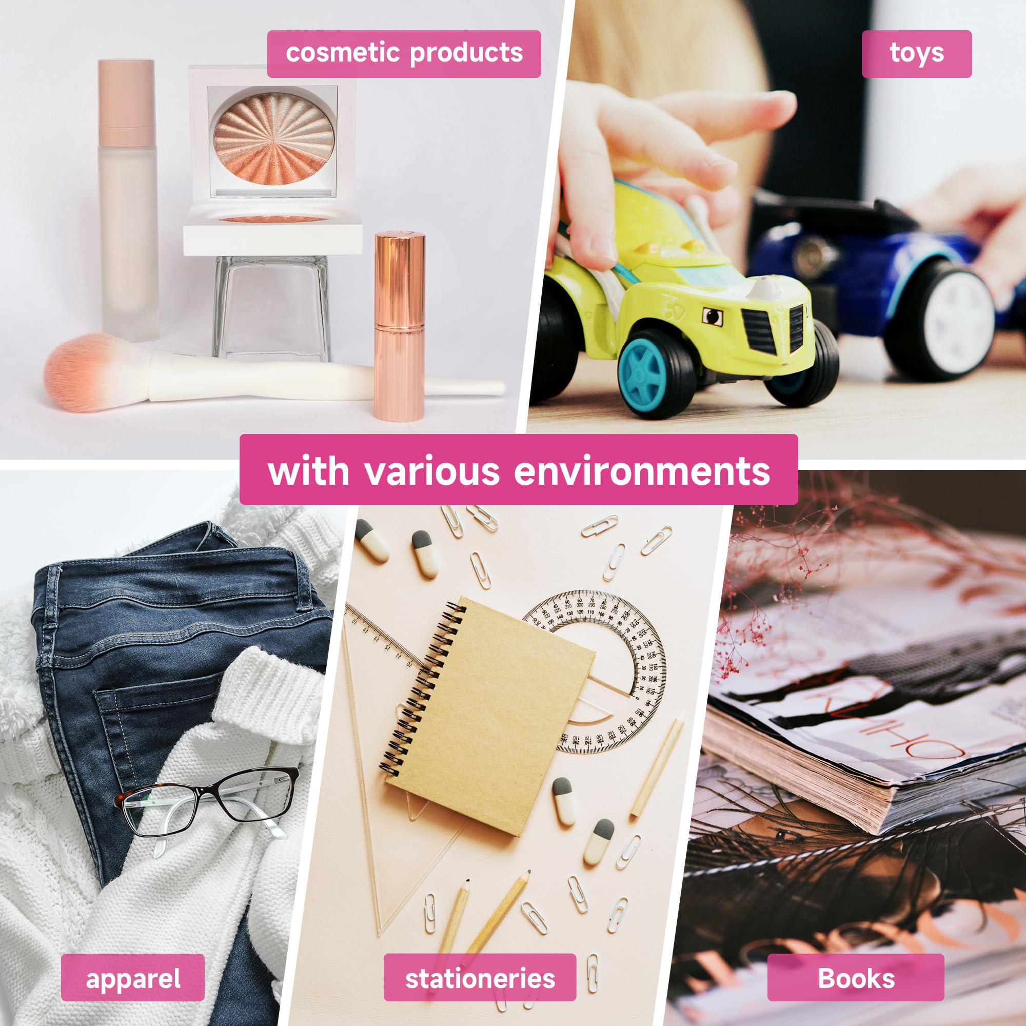 KKBESTPACK pink mailer with self-seal adhesive for quick, secure closures