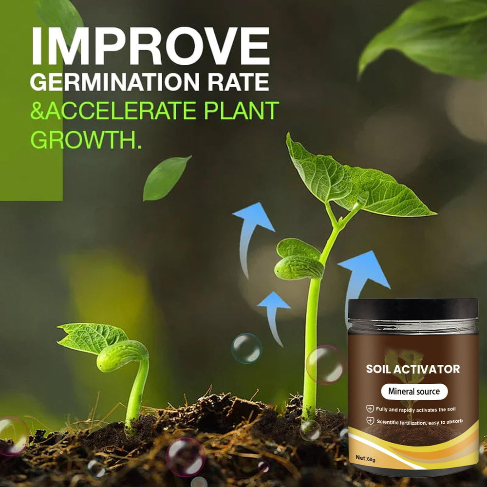 KKINYAS liquid fertilizer poured into potting mix for nourishment