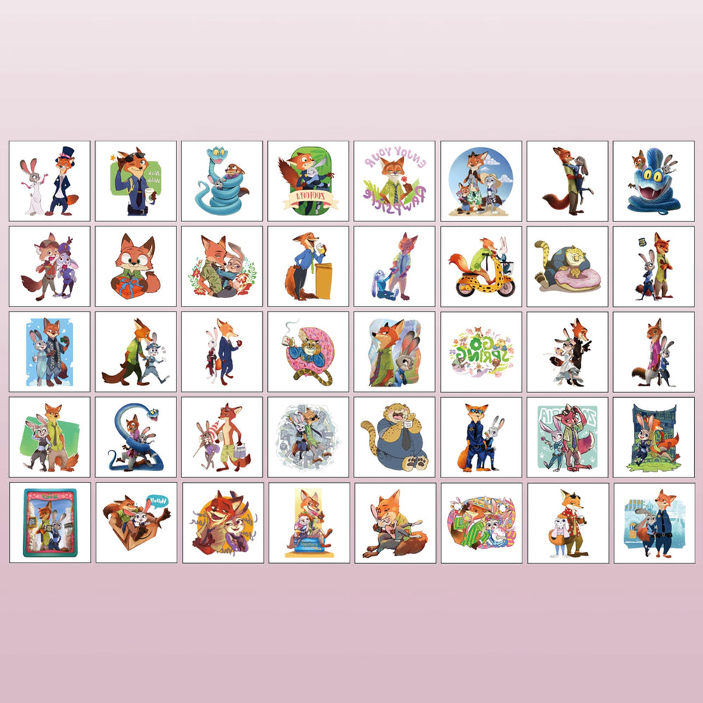 Removable KKOND tattoos, kid-safe and mess-free entertainment.