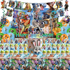KKOND Zootopia backdrop for memorable photos and party decor.