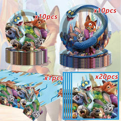 KKOND Zootopia2 party décor enhances theme and setup speed.