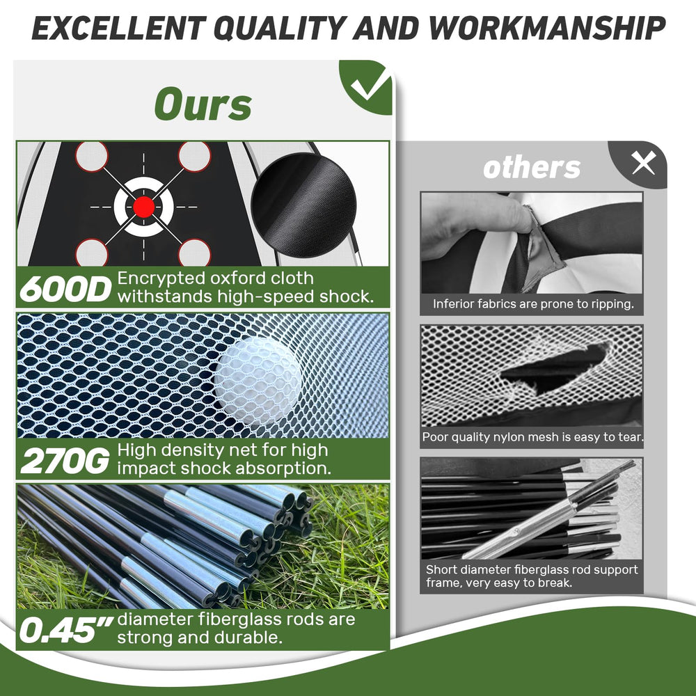 KLAODOT 3-in-1 turf golf mat for versatile turf practice