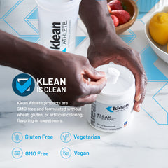 Klean Creatine label with NSF Certified for Sport logo ensuring trust.