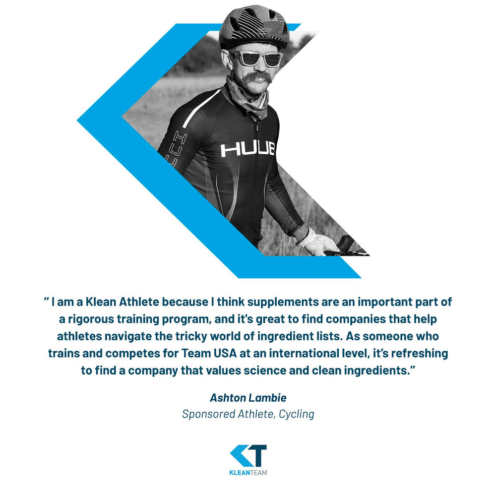 Klean Athlete Klean Magnesium bottle front view on shelf.
