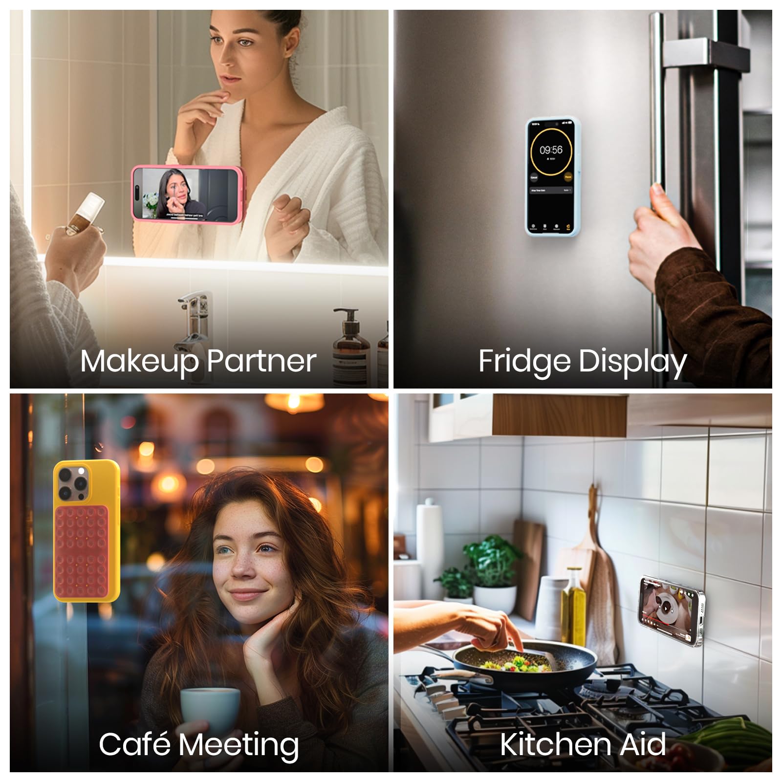 Klearlook for content creators enabling steady filming on mirrors and windows.