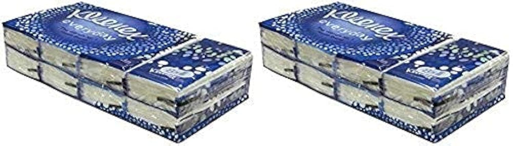 Kleenex Everyday pocket tissues in a two-pack bundle, eight 9-pack packs for on-the-go use